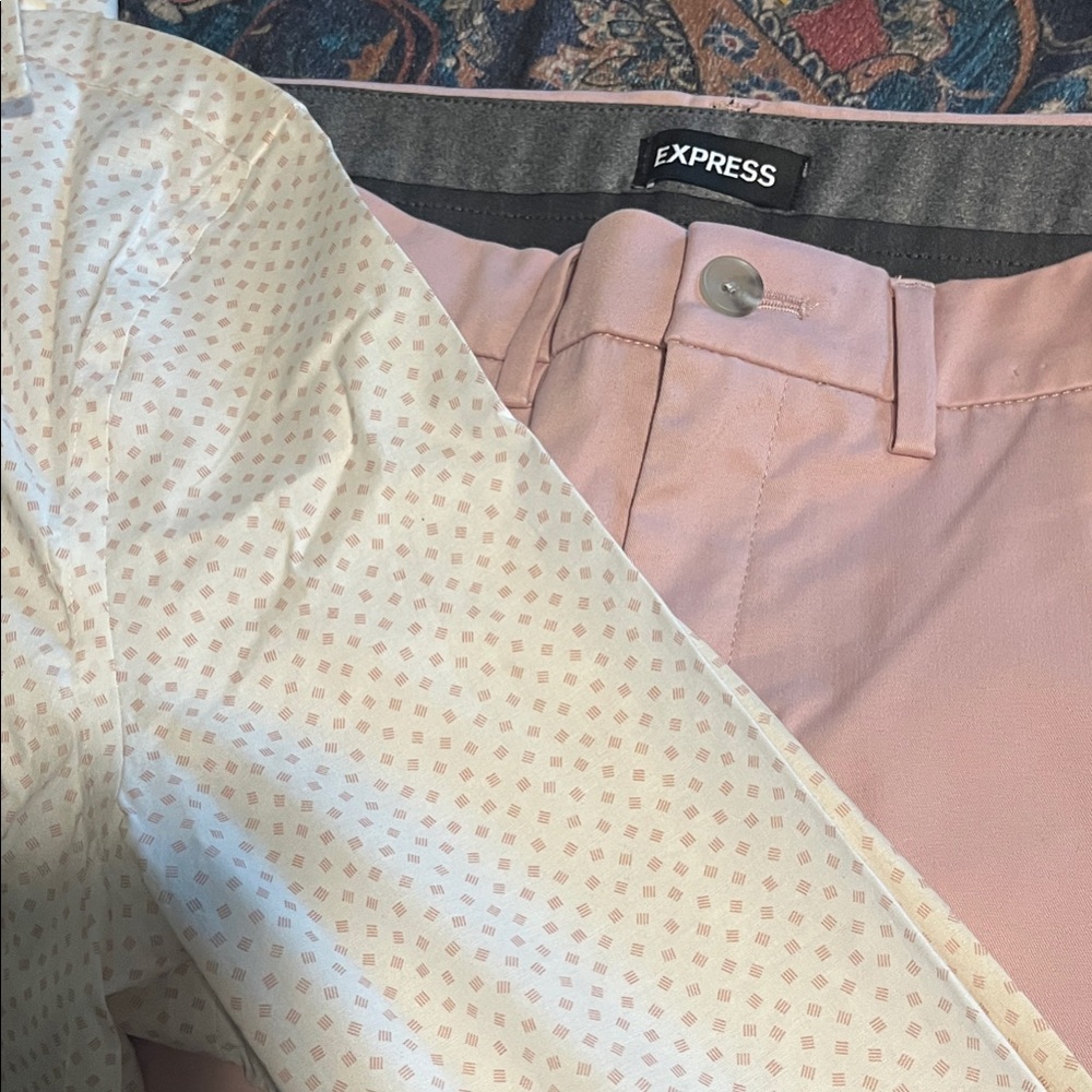 Express Light Pink Dress Pants